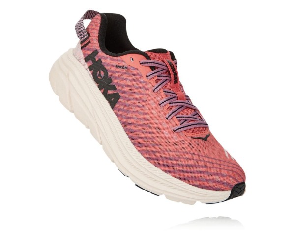 Hoka One One Rincon Womens UK - Brown / Rose Running Shoes - OUMLX5836